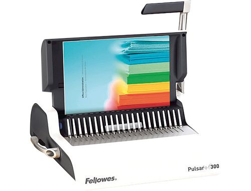 Encadernadora fellowes pulsar manual para espiral + 300 perfura 20 folhas din a4 encaderna ate 300 folhas , Fellowes , 58346 , 50043859651240